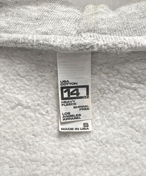 LOS ANGELES APPAREL（ロサンゼルスアパレル）LOS ANGELES APPAREL (ロサンゼルスアパレル) ジップパーカー / 14oz グレー サイズ:Sの古着・服飾アイテム