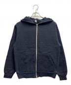 LOS ANGELES APPARELロサンゼルスアパレル）の古着「ジップパーカー / 14oz」｜ブラック