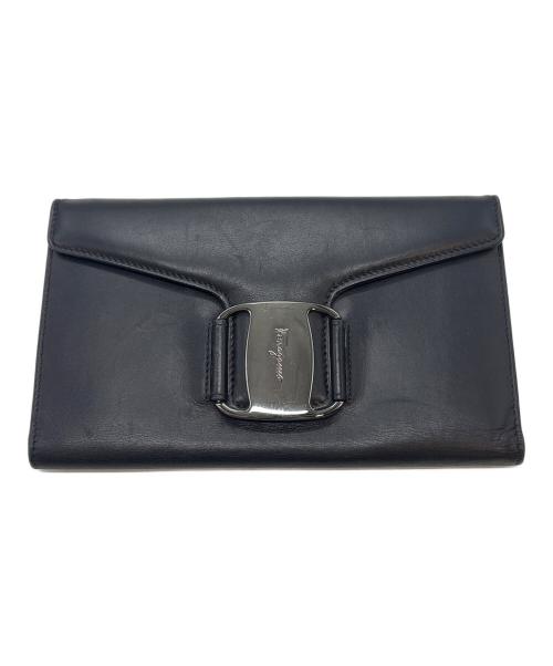 Salvatore Ferragamo（サルヴァトーレ フェラガモ）Salvatore Ferragamo (サルヴァトーレ フェラガモ) 長財布 ブラックの古着・服飾アイテム