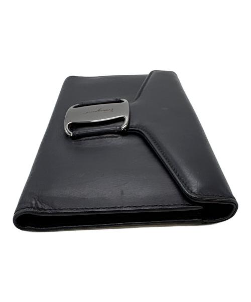 Salvatore Ferragamo（サルヴァトーレ フェラガモ）Salvatore Ferragamo (サルヴァトーレ フェラガモ) 長財布 ブラックの古着・服飾アイテム