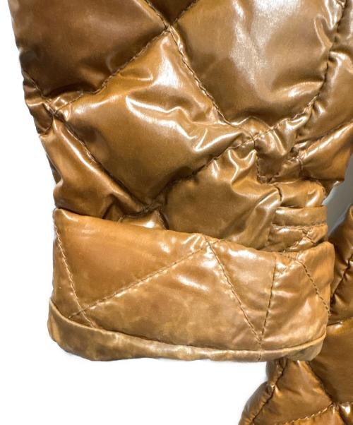 MONCLER（モンクレール）MONCLER (モンクレール) キルティングダウンコート ブラウン サイズ:11の古着・服飾アイテム