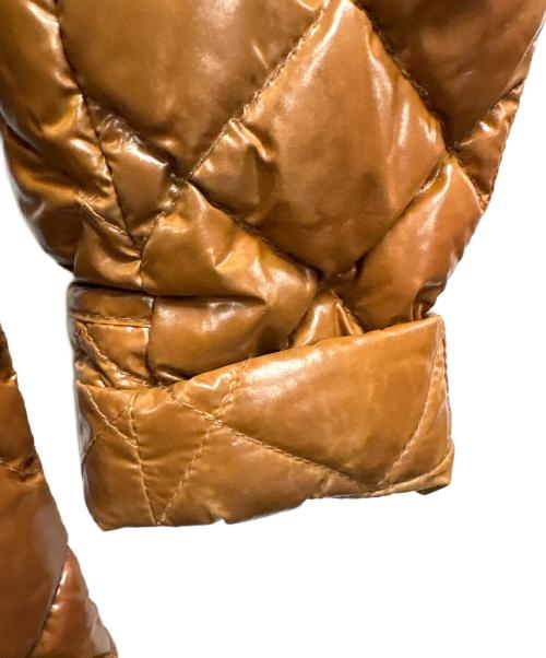 MONCLER（モンクレール）MONCLER (モンクレール) キルティングダウンコート ブラウン サイズ:11の古着・服飾アイテム