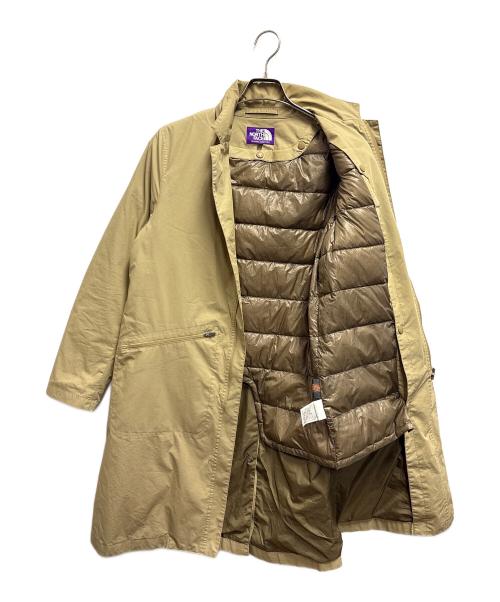 THE NORTHFACE PURPLELABEL（ザ・ノースフェイス パープルレーベル）THE NORTHFACE PURPLELABEL (ザ・ノースフェイス パープルレーベル) ダウンライニングトラベルコート ベージュ サイズ:Mの古着・服飾アイテム