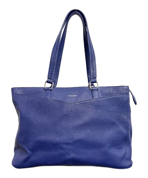 COLE HAAN（コールハーン）COLE HAAN (コールハーン) American Airlines レザートートバッグ ブルーの古着・服飾アイテム