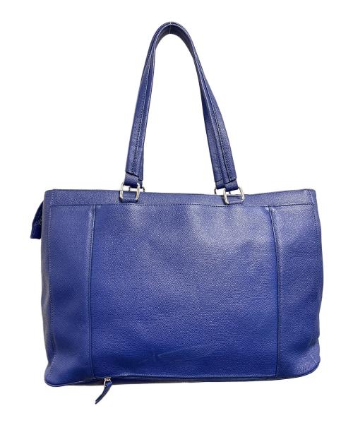 COLE HAAN（コールハーン）COLE HAAN (コールハーン) American Airlines レザートートバッグ ブルーの古着・服飾アイテム