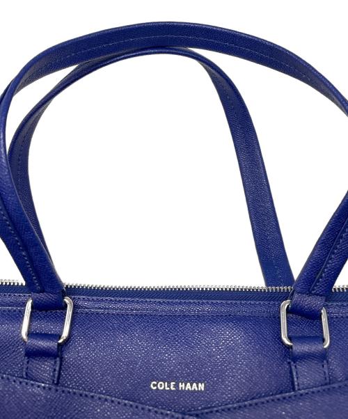 COLE HAAN（コールハーン）COLE HAAN (コールハーン) American Airlines レザートートバッグ ブルーの古着・服飾アイテム