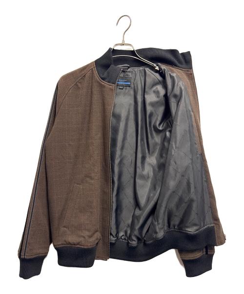 BURBERRY BLUE LABEL（バーバリーロンドンブルーレーベル）BURBERRY BLUE LABEL (バーバリーロンドンブルーレーベル) ジップジャケット ブラウン サイズ:Lの古着・服飾アイテム