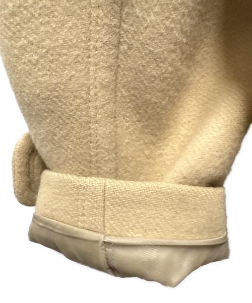 BURBERRY（バーバリー）BURBERRY (バーバリー) アンゴラ混ダブルコート ベージュ サイズ:Mの古着・服飾アイテム