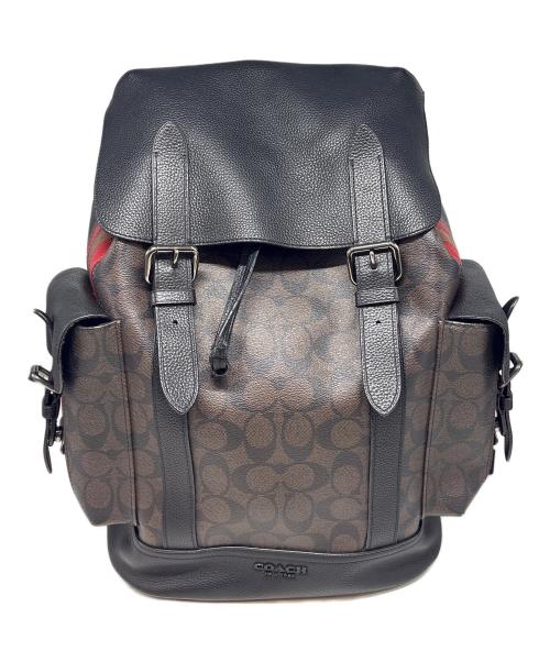 COACH（コーチ）COACH (コーチ) リュック ブラック×ブラウンの古着・服飾アイテム