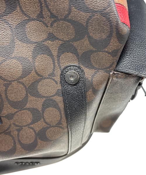 COACH（コーチ）COACH (コーチ) リュック ブラック×ブラウンの古着・服飾アイテム