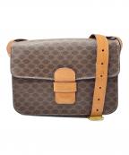 CELINEセリーヌ）の古着「ショルダーバッグ / マカダム オールドセリーヌ」｜ブラウン