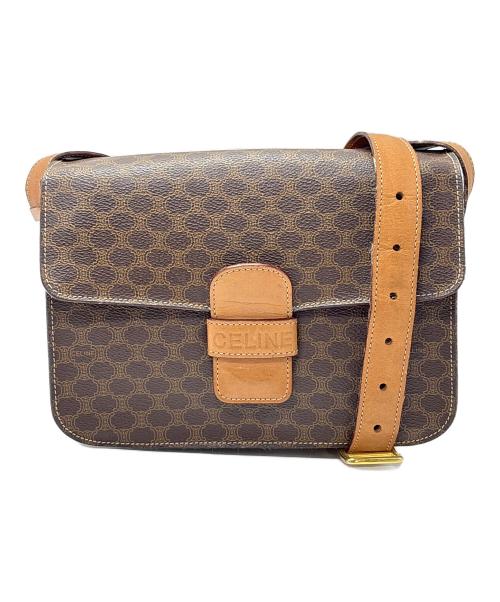 CELINE（セリーヌ）CELINE (セリーヌ) ショルダーバッグ / マカダム オールドセリーヌ  ブラウンの古着・服飾アイテム