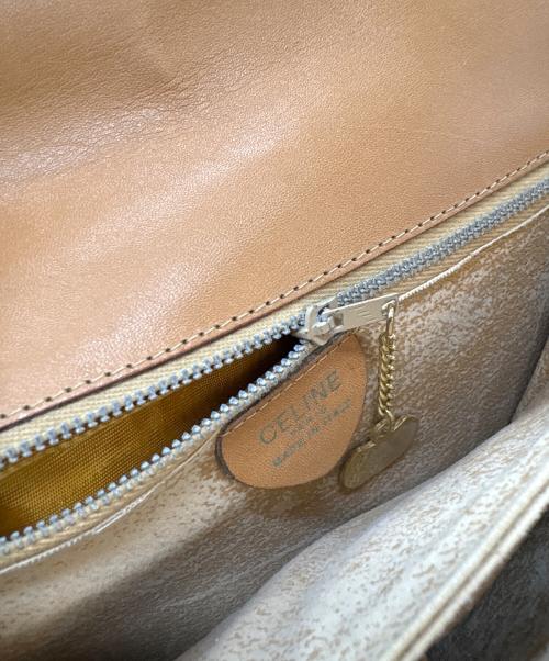 CELINE（セリーヌ）CELINE (セリーヌ) ショルダーバッグ / マカダム オールドセリーヌ  ブラウンの古着・服飾アイテム