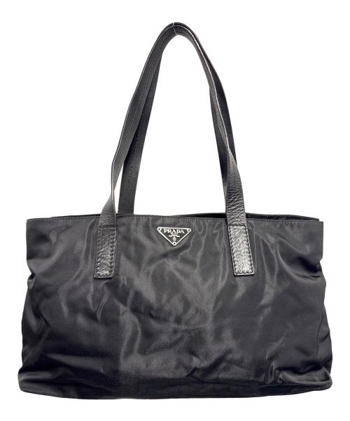 PRADA（プラダ）PRADA (プラダ) ナイロントートバッグ ブラックの古着・服飾アイテム