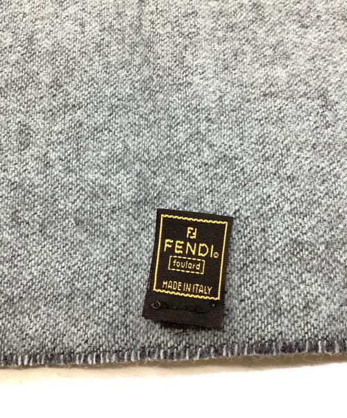FENDI（フェンディ）FENDI (フェンディ) マフラー ネイビーの古着・服飾アイテム