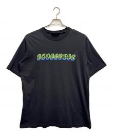 DSQUARED2（ディースクエアード）の古着「ロゴTシャツ」｜ブラック