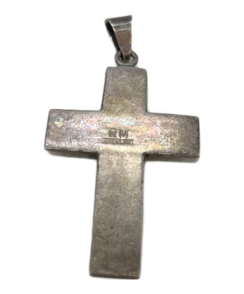 RM（アールエム）RM (アールエム) クロスペンダントトップ ブルーの古着・服飾アイテム