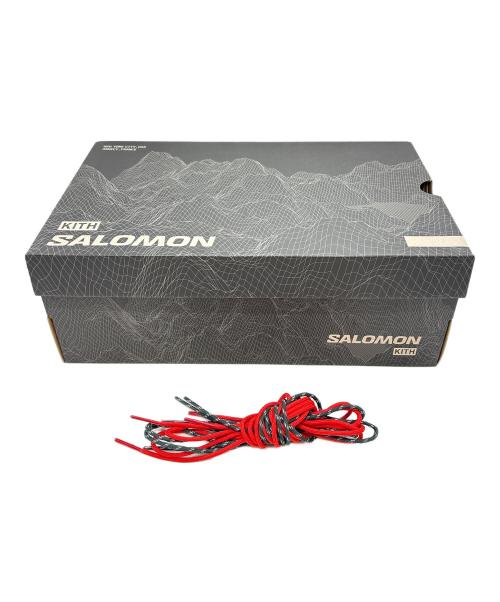 SALOMON（サロモン）SALOMON (サロモン) スニーカー ブラック×オレンジ サイズ:UK 8.5の古着・服飾アイテム