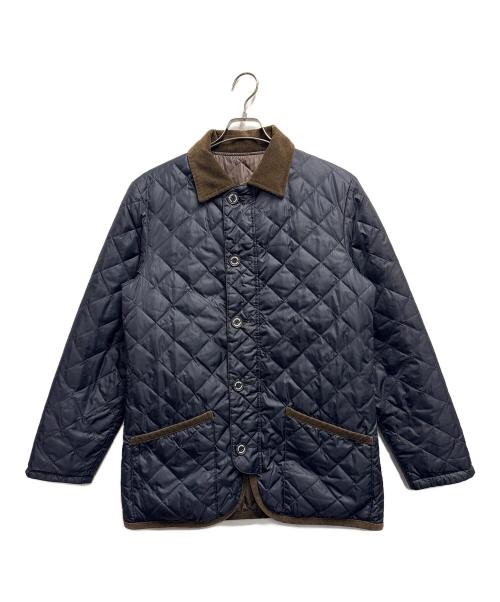 MACKINTOSH（マッキントッシュ）MACKINTOSH (マッキントッシュ) キルティングダウンコート ネイビー×ブラウン サイズ:42の古着・服飾アイテム