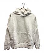 NEW BALANCEニューバランス）の古着「プルオーバーパーカー / Hoops ユニフォームフーディ」｜グレー