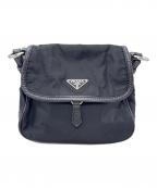 PRADAプラダ）の古着「ナイロンワンショルダーバッグ」｜ブラック