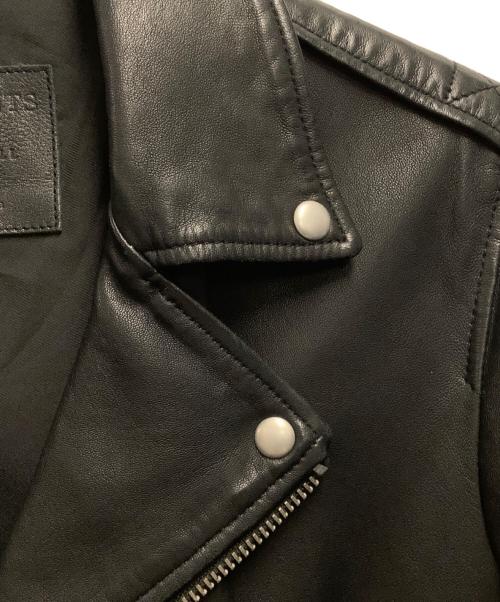 ALL SAINTS（オールセインツ）ALL SAINTS (オールセインツ) ライダースジャケット ブラック サイズ:XSの古着・服飾アイテム