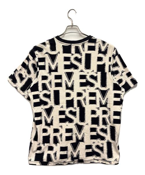 SUPREME（シュプリーム）SUPREME (シュプリーム) 半袖Tシャツ ブラック×ホワイト サイズ:Lの古着・服飾アイテム