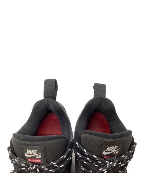 NIKE SB（ナイキエスビー）NIKE SB (ナイキエスビー) SUPREME (シュプリーム) スニーカー ブラック サイズ:28cmの古着・服飾アイテム