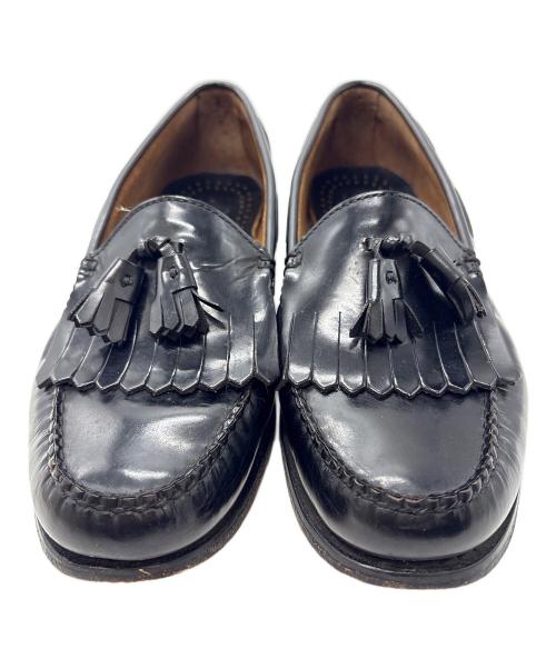 G.H.BASS（ジーエイチバス）G.H.BASS (ジーエイチバス) タッセルローファー ブラック サイズ:８1/2の古着・服飾アイテム