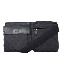 中古・古着通販】GUCCI (グッチ) ウエストポーチ/28566 ブラック
