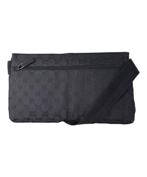 GUCCI（グッチ）GUCCI (グッチ) ウエストポーチ / GGキャンバス ブラックの古着・服飾アイテム