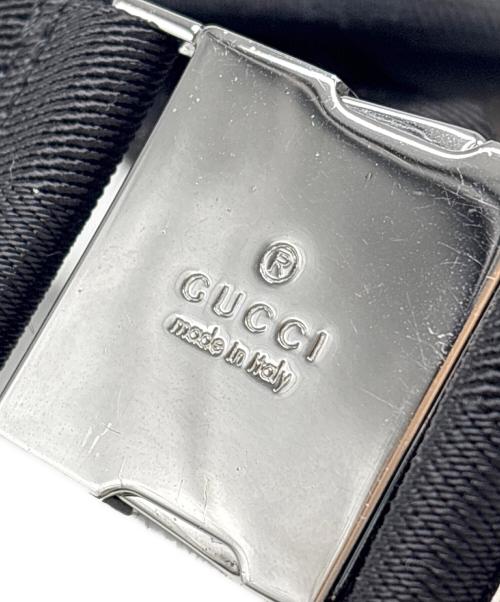 GUCCI（グッチ）GUCCI (グッチ) ウエストポーチ / GGキャンバス ブラックの古着・服飾アイテム