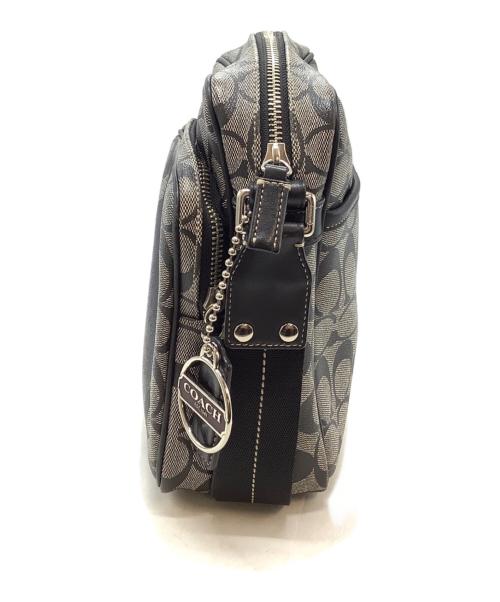 COACH（コーチ）COACH (コーチ) ショルダーバッグ ブラック×グレーの古着・服飾アイテム