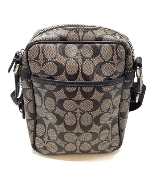 COACH（コーチ）COACH (コーチ) ショルダーバッグ ブラック×グレーの古着・服飾アイテム