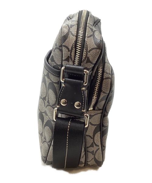 COACH（コーチ）COACH (コーチ) ショルダーバッグ ブラック×グレーの古着・服飾アイテム
