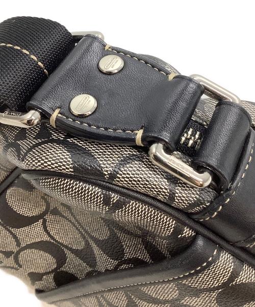 COACH（コーチ）COACH (コーチ) ショルダーバッグ ブラック×グレーの古着・服飾アイテム