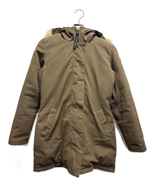 CANADA GOOSE（カナダグース）CANADA GOOSE (カナダグース) ジャスパーパーカ ブラウン サイズ:Sの古着・服飾アイテム
