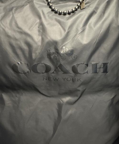 COACH（コーチ）COACH (コーチ) リアルファーフーデットダウンジャケット ブラウン サイズ:Sの古着・服飾アイテム