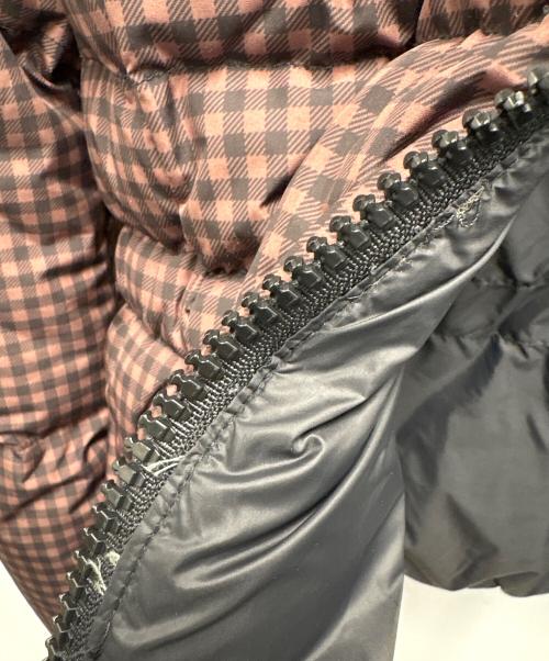 COACH（コーチ）COACH (コーチ) リアルファーフーデットダウンジャケット ブラウン サイズ:Sの古着・服飾アイテム