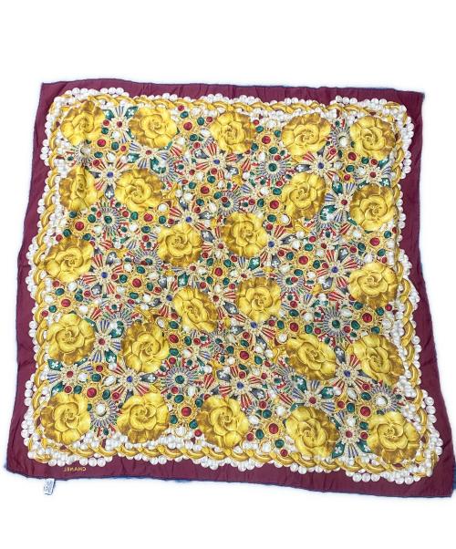 CHANEL（シャネル）CHANEL (シャネル) スカーフ ボルドーの古着・服飾アイテム