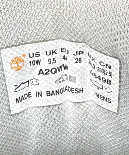 Timberland（ティンバーランド）Timberland (ティンバーランド) スニーカー / レザー チャッカ ホワイト サイズ:US 10Wの古着・服飾アイテム