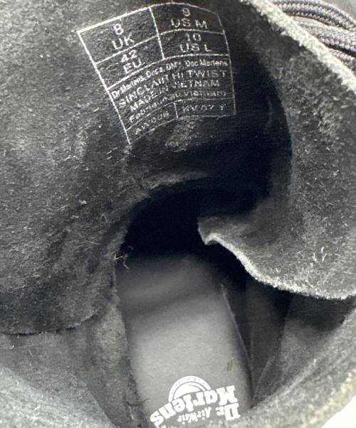 Dr.Martens（ドクターマーチン）Dr.Martens (ドクターマーチン) 10ホールブーツ ブラック サイズ:UK 8の古着・服飾アイテム