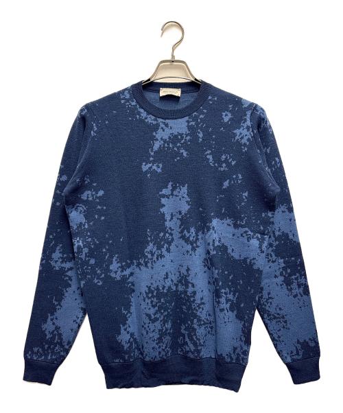 JOHN SMEDLEY（ジョンスメドレー）JOHN SMEDLEY (ジョンスメドレー) 薄手ニット ネイビー サイズ:Mの古着・服飾アイテム