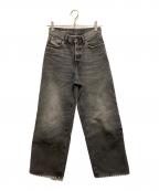 DIESELディーゼル）の古着「ワイドデニムパンツ」｜グレー