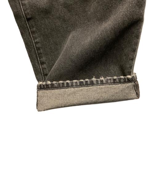 DIESEL（ディーゼル）DIESEL (ディーゼル) ワイドデニムパンツ グレー サイズ:Lの古着・服飾アイテム