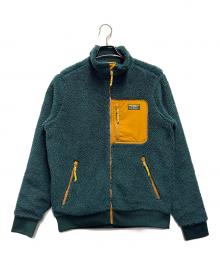 L.L.Bean（エルエルビーン）の古着「ボアフリースジャケット / ビーンズ・シェルパ・フリース・ジャケット」｜グリーン×ブラウン