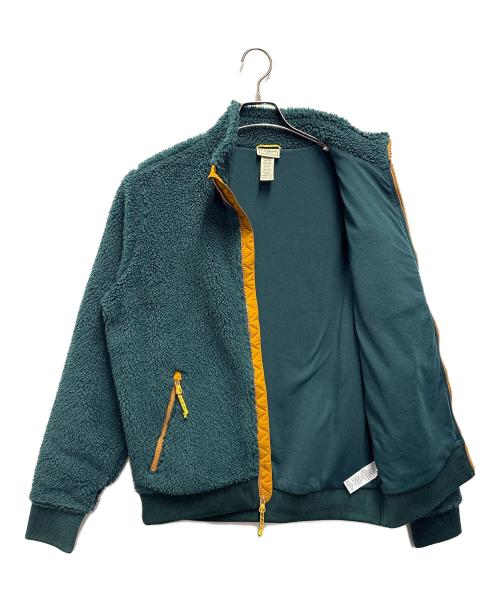 L.L.Bean（エルエルビーン）L.L.Bean (エルエルビーン) ボアフリースジャケット / ビーンズ・シェルパ・フリース・ジャケット グリーン×ブラウン サイズ:Mの古着・服飾アイテム