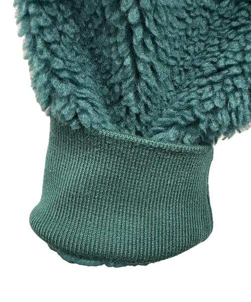 L.L.Bean（エルエルビーン）L.L.Bean (エルエルビーン) ボアフリースジャケット / ビーンズ・シェルパ・フリース・ジャケット グリーン×ブラウン サイズ:Mの古着・服飾アイテム