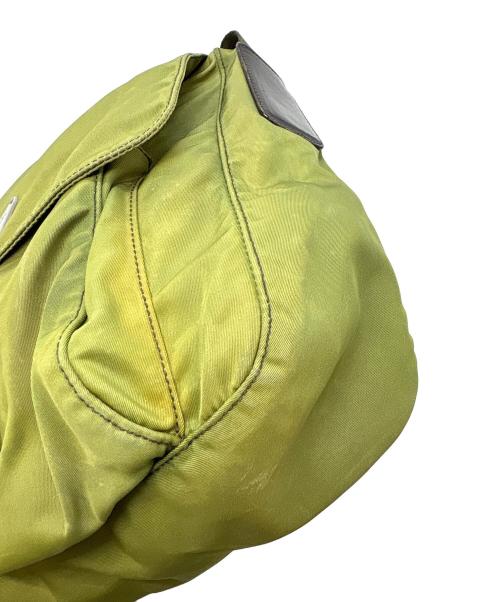 PRADA（プラダ）PRADA (プラダ) ナイロンショルダーバッグ グリーンの古着・服飾アイテム