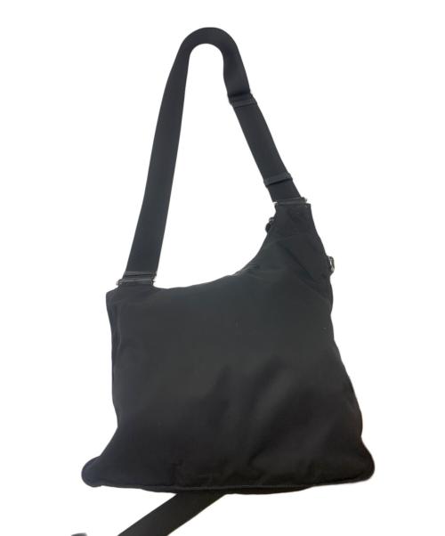 PRADA（プラダ）PRADA (プラダ) ナイロンショルダーバッグ ブラックの古着・服飾アイテム